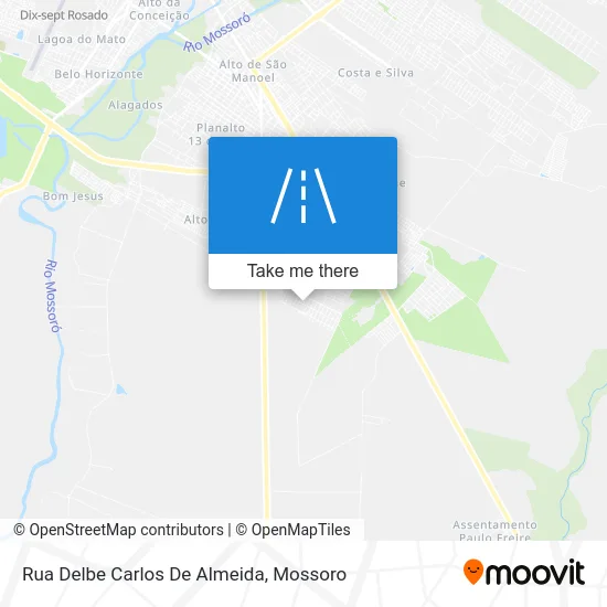 Rua Delbe Carlos De Almeida map