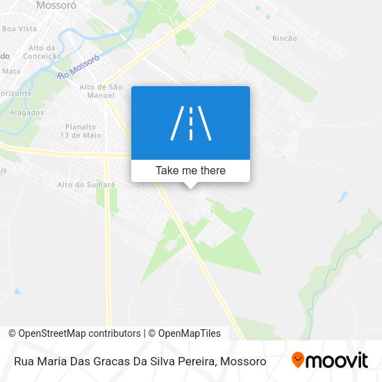 Rua Maria Das Gracas Da Silva Pereira map
