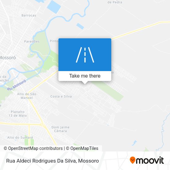 Rua Aldeci Rodrigues Da Silva map