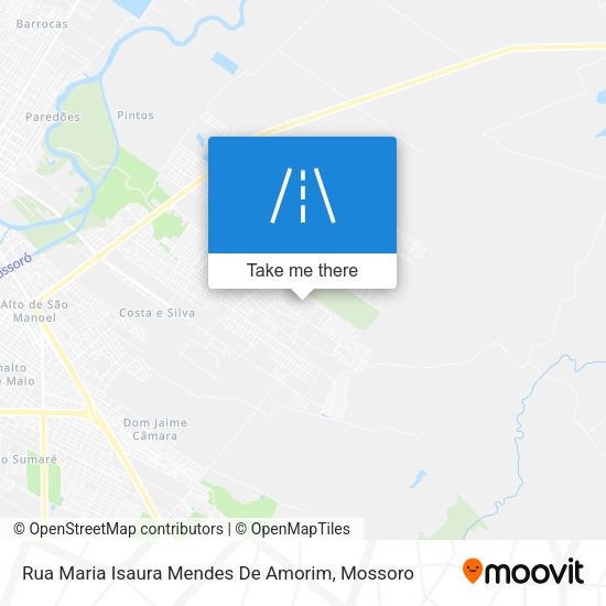 Rua Maria Isaura Mendes De Amorim map