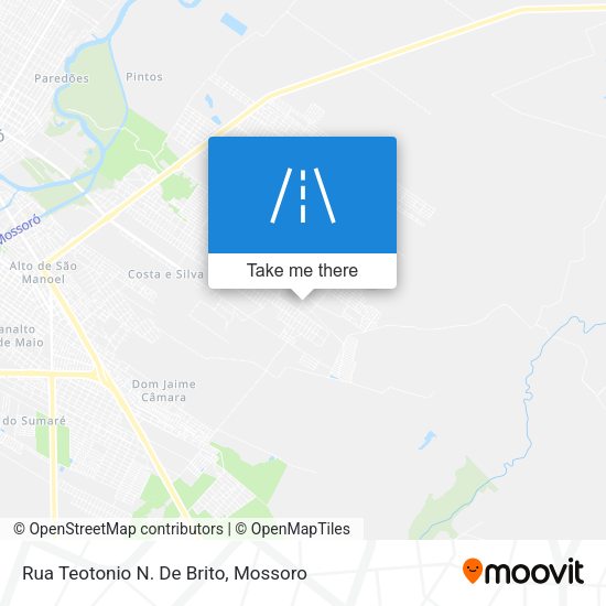 Rua Teotonio N. De Brito map