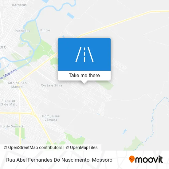 Rua Abel Fernandes Do Nascimento map