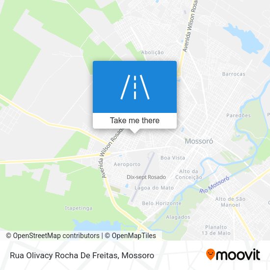 Rua Olivacy Rocha De Freitas map
