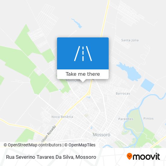 Rua Severino Tavares Da Silva map