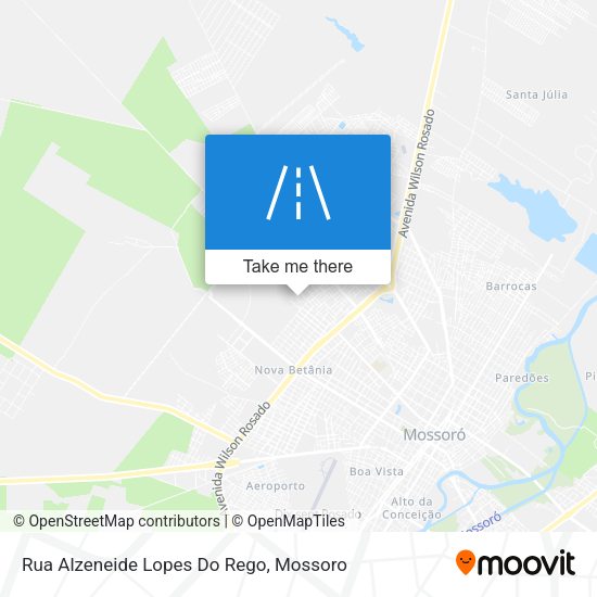 Rua Alzeneide Lopes Do Rego map