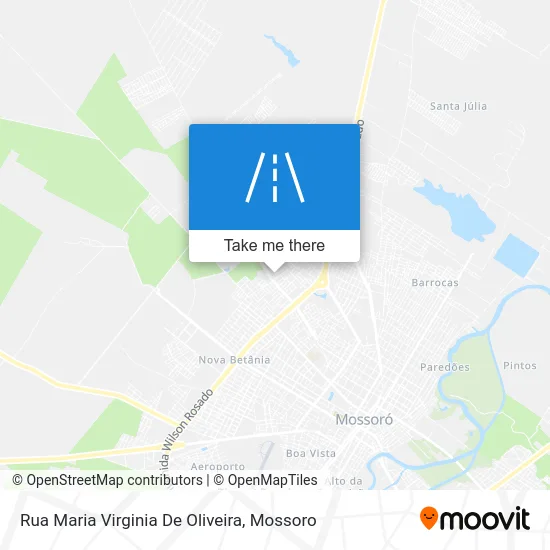 Rua Maria Virginia De Oliveira map