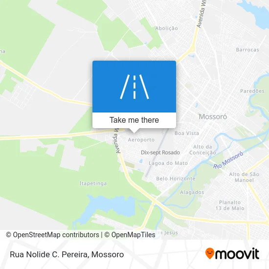 Rua Nolide C. Pereira map