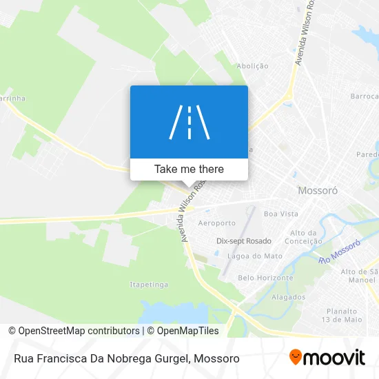 Rua Francisca Da Nobrega Gurgel map