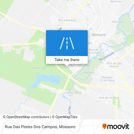 Rua Das Flores Dos Campos map