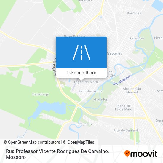 Rua Professor Vicente Rodrigues De Carvalho map