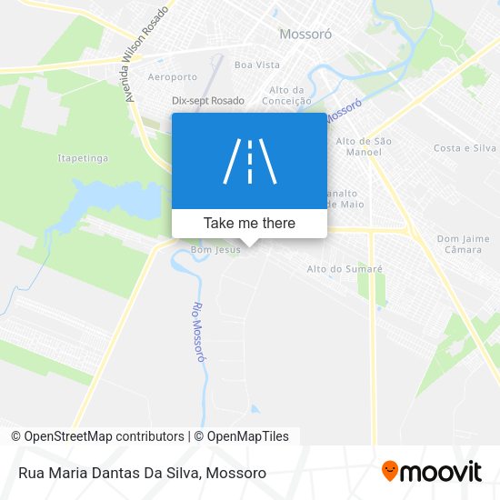 Rua Maria Dantas Da Silva map