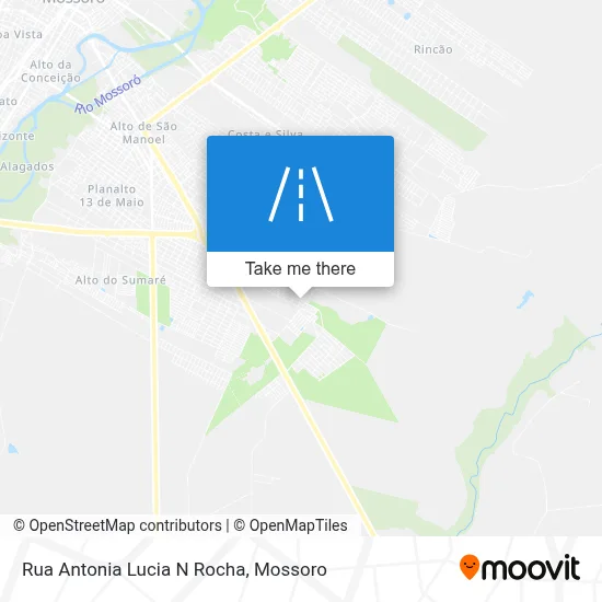Rua Antonia Lucia N Rocha map
