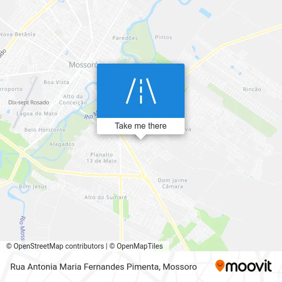 Rua Antonia Maria Fernandes Pimenta map