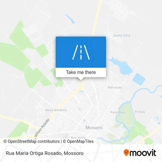 Rua Maria Ortiga Rosado map
