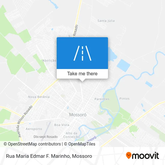 Rua Maria Edmar F. Marinho map