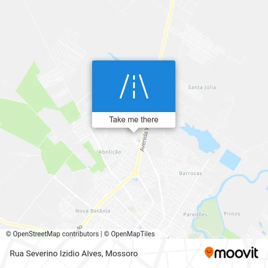 Rua Severino Izidio Alves map
