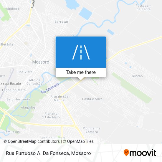 Rua Furtuoso A. Da Fonseca map