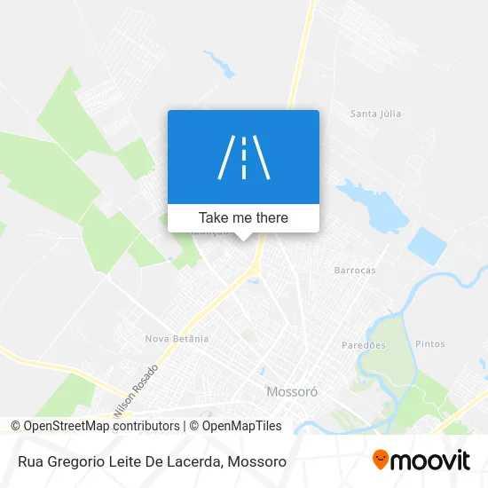 Rua Gregorio Leite De Lacerda map