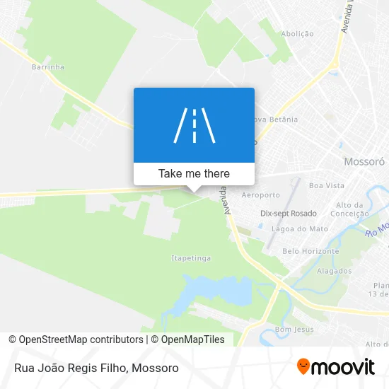 Rua João Regis Filho map