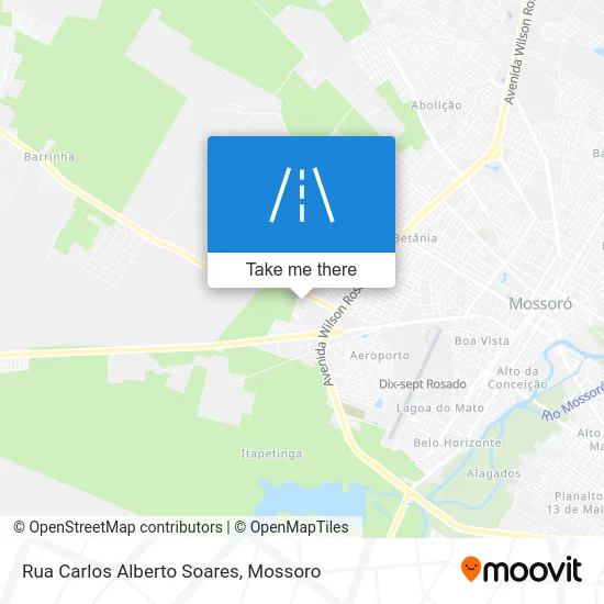 Rua Carlos Alberto Soares map