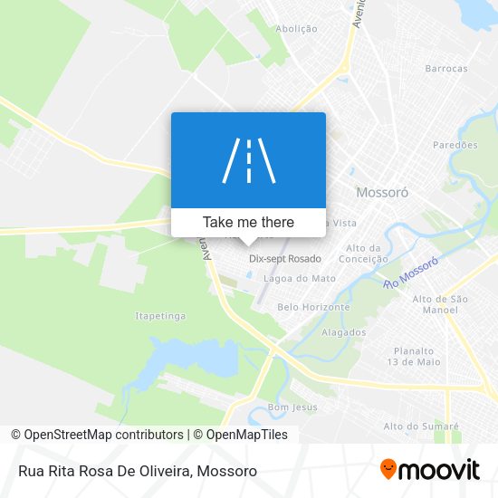 Rua Rita Rosa De Oliveira map