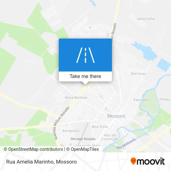 Rua Amelia Marinho map