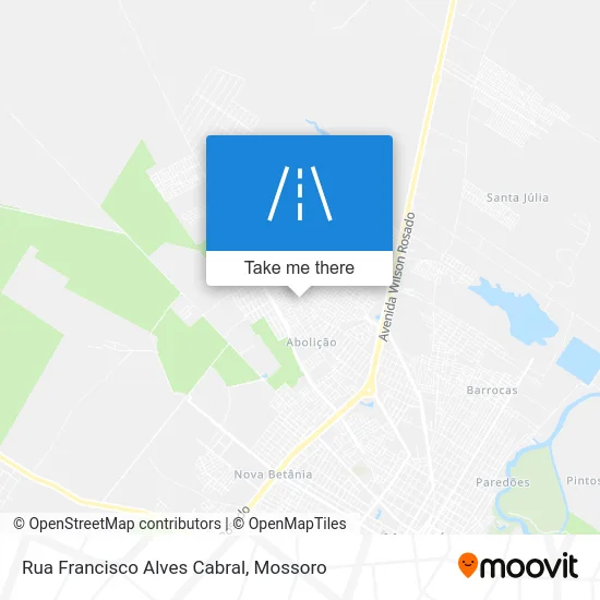Rua Francisco Alves Cabral map