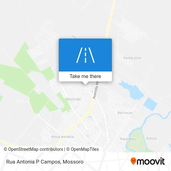 Rua Antonia P Campos map