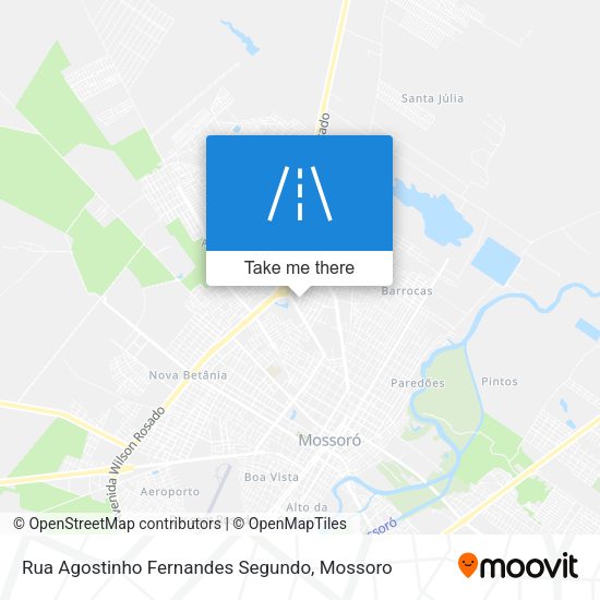 Rua Agostinho Fernandes Segundo map