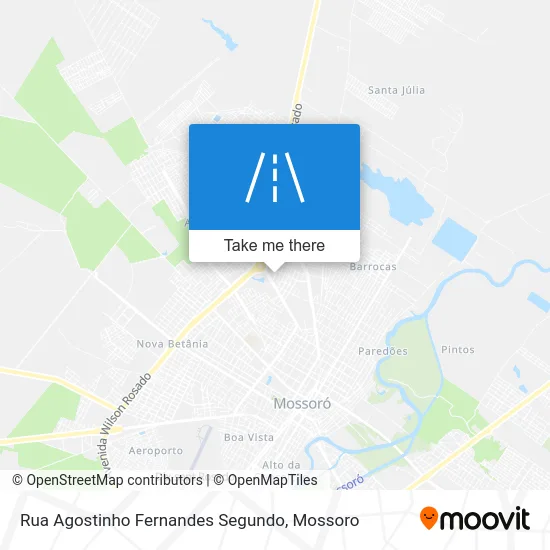 Rua Agostinho Fernandes Segundo map