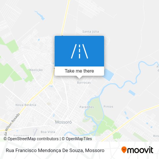 Rua Francisco Mendonça De Souza map