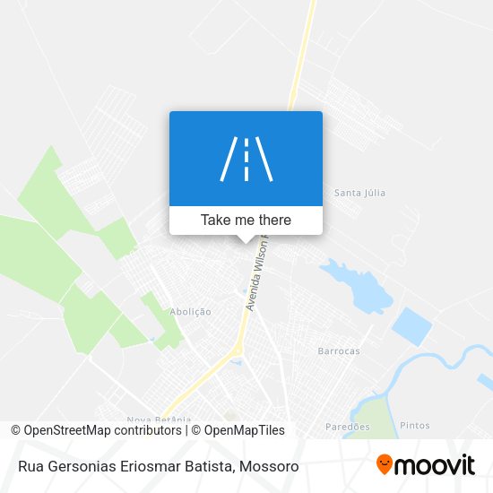 Rua Gersonias Eriosmar Batista map
