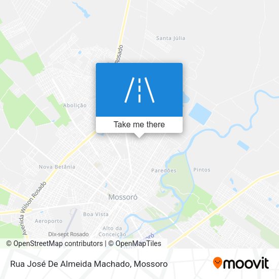 Rua José De Almeida Machado map