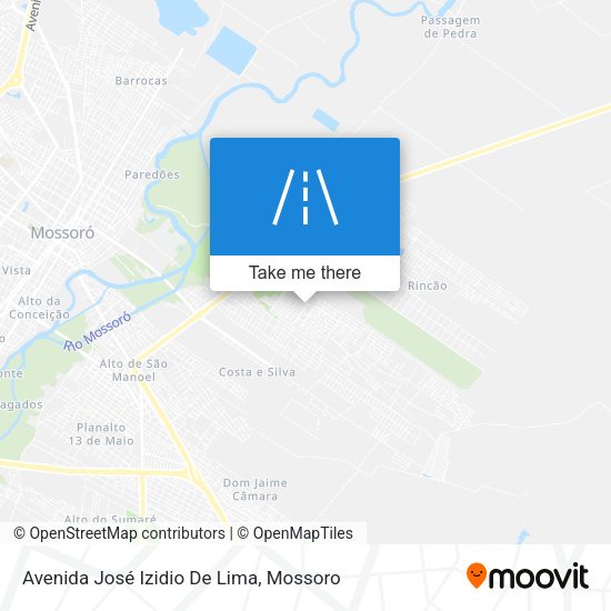 Avenida José Izidio De Lima map
