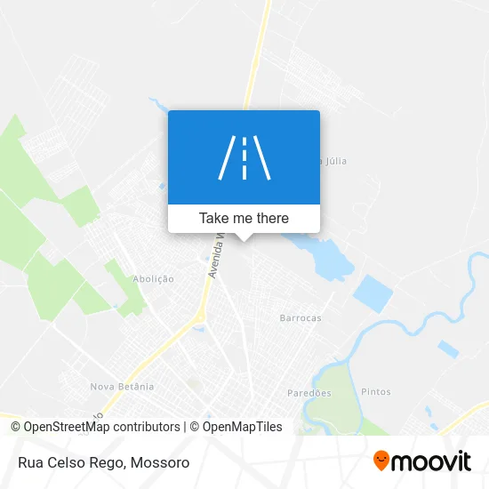 Rua Celso Rego map