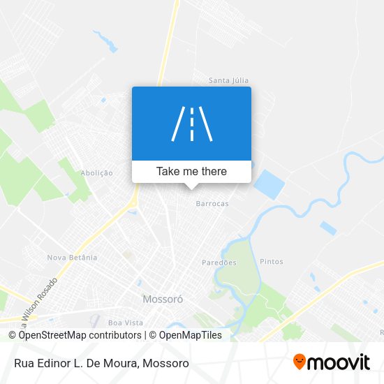 Rua Edinor L. De Moura map