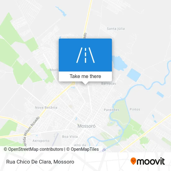 Rua Chico De Clara map