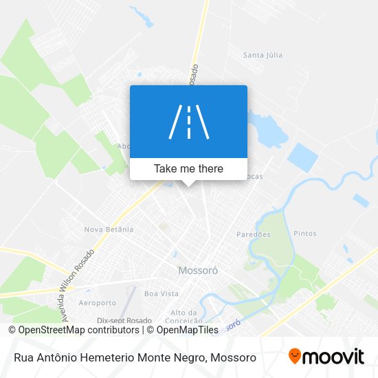 Rua Antônio Hemeterio Monte Negro map