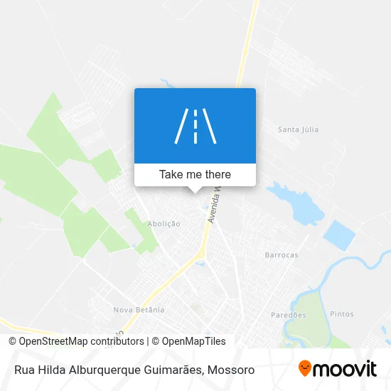 Rua Hilda Alburquerque Guimarães map