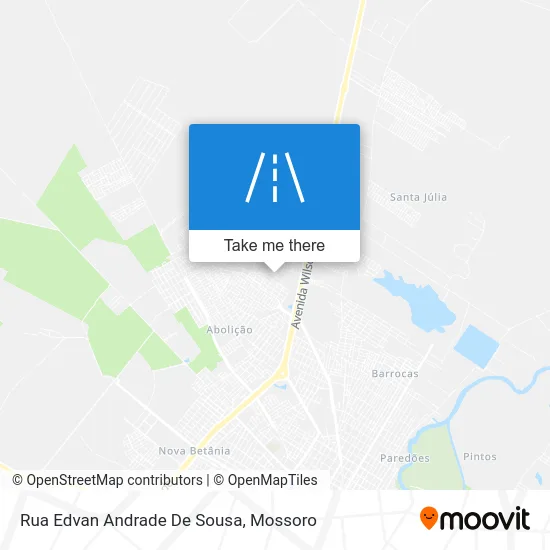 Rua Edvan Andrade De Sousa map