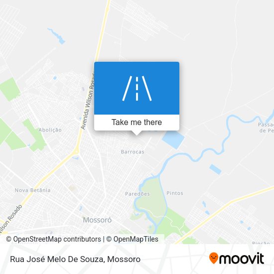 Rua José Melo De Souza map