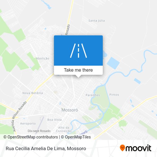 Rua Cecilia Amelia De Lima map