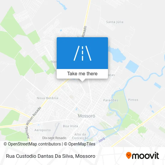 Rua Custodio Dantas Da Silva map