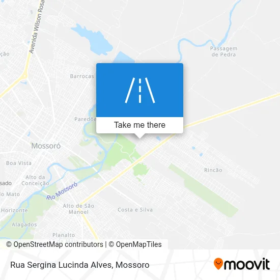Rua Sergina Lucinda Alves map