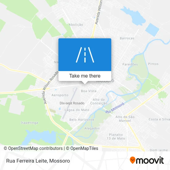 Rua Ferreira Leite map