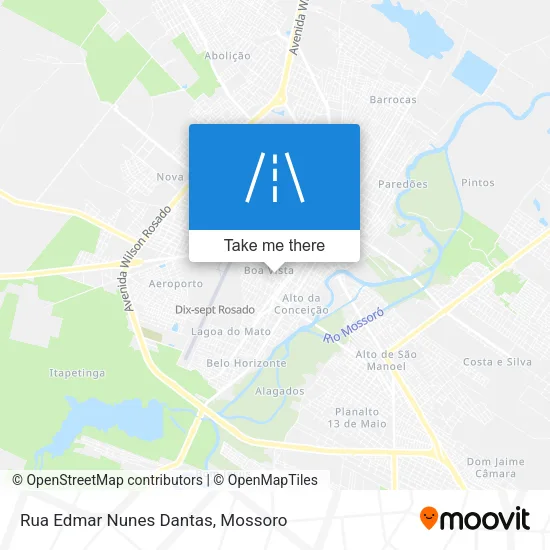 Rua Edmar Nunes Dantas map