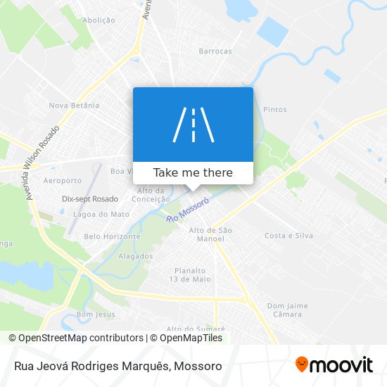 Rua Jeová Rodriges Marquês map