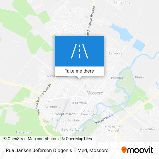 Rua Jansen Jeferson Diogenis E Med map