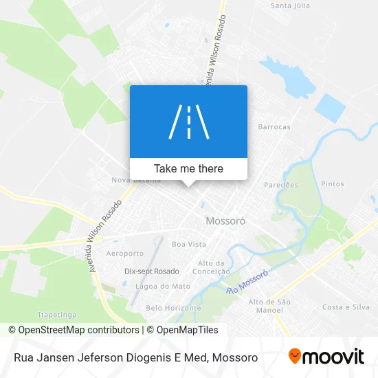 Rua Jansen Jeferson Diogenis E Med map