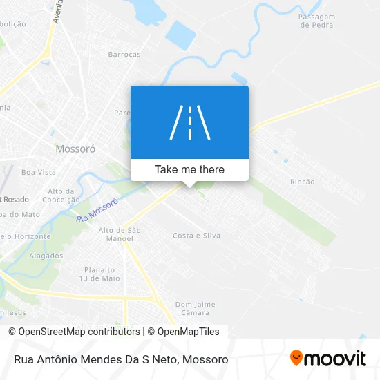 Rua Antônio Mendes Da S Neto map